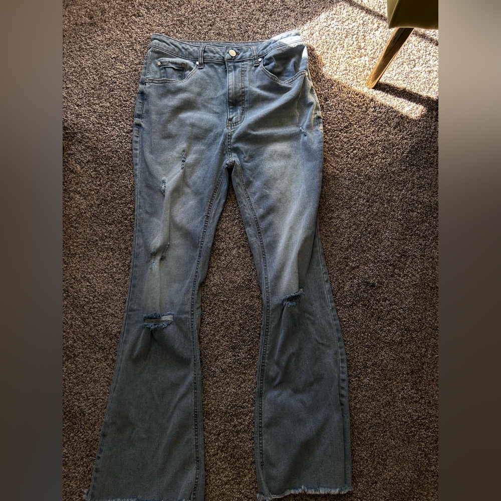 No Boundaries Mid Rise Bootcut Jeans, 1 Pack, Women's
